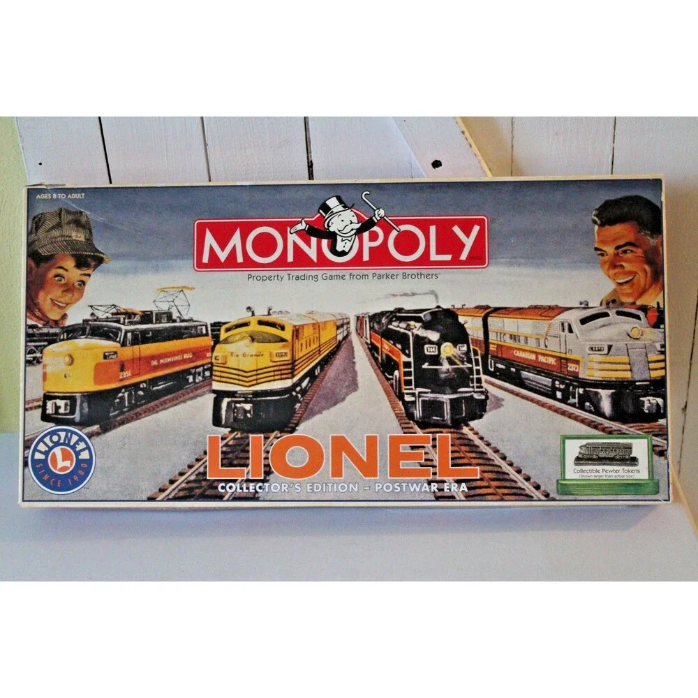 2000 USAopoly Lionel Monopoly Collector's Edition  Postwar Era Complete